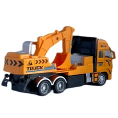 Escavatore o autogru da cantiere telecomandato RC con luci in due varianti, frequenza 27MHz, scala 1/36, 20 cm immagine 4