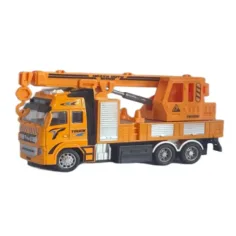 Escavatore o autogru da cantiere telecomandato RC con luci in due varianti, frequenza 27MHz, scala 1/36, 20 cm immagine 8