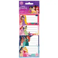 Etichette adesive per quaderni Disney+ Principesse, set da 20 pezzi