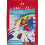 Faber-Castell: Album da disegno A3 – 20 fogli di carta artistica extra resistente da 100 g