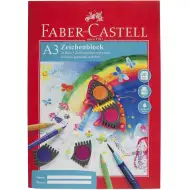 Faber-Castell: Album da disegno A3 – 20 fogli di carta artistica extra resistente da 100 g