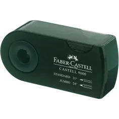 Faber-Castell: Castell 9000 temperamatite verde doppio immagine 2
