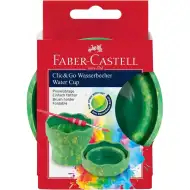 Faber-Castell: Click and Go ciotola per pennelli verde marmorizzata