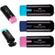 Faber-Castell: Colori alla moda temperamatite con gomma, vari modelli, 1 pezzo