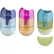Faber-Castell: Colori trendy con temperamatite e gomma, disponibile in diverse varianti, 1 pezzo