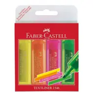 Faber-Castell: Evidenziatore ricaricabile 1546 set da 4 pezzi