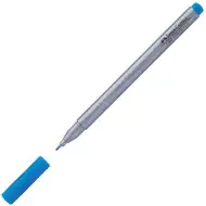 Faber-Castell: Grip Finepen pennarello a punta fine 0,4 mm azzurro chiaro
