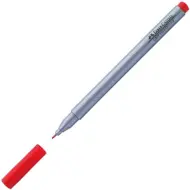 Faber-Castell: Grip Finepen pennarello a punta fine 0,4 mm rosso