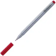Faber-Castell: Grip Finepen pennarello a punta fine 0,4 mm rosso cremisi