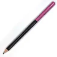 Faber-Castell: Jumbo Grip HB matita in grafite rosa-nero 1 pezzo