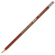Faber-Castell: Matita grafite Dessin 2001 con gomma B 1 pezzo