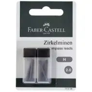 Faber-Castell: Mine per compasso 2mm, 2x6 pezzi, H