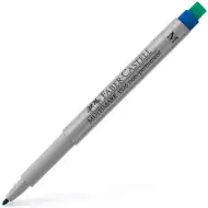 Faber-Castell: Pennarello per plastica M blu