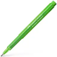Faber-Castell: Pennarello punta fine verde chiaro 0,8 mm