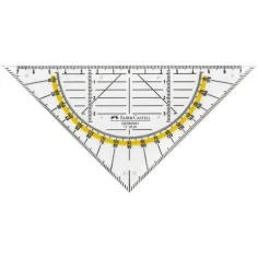 Faber-Castell: Righello a triangolo rettangolo con goniometro integrato immagine 2