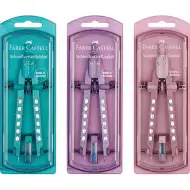 Faber-Castell: Set compasso Factory sparkle con regolazione rapida in diverse varianti