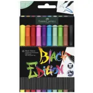 Faber-Castell: Set di 10 pennarelli colorati Black Edition