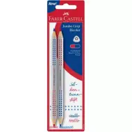 Faber-Castell: Set di 2 matite bicolore Jumbo Grip blu-rosso