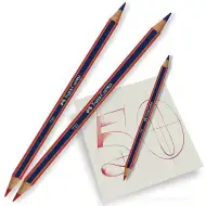 Faber-Castell: Set di 2 penne rosso-blu Postairon