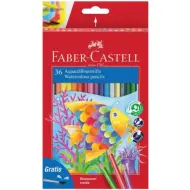 Faber-Castell: Set di 36 matite colorate acquerellabili con pennello