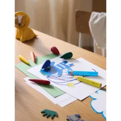 Faber-Castell: Set di 4 pastelli a cera a forma di goccia immagine 2