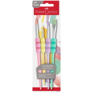 Faber-Castell: Set di 4 pennelli pastello Soft Touch