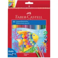 Faber-Castell: Set di 48 matite colorate acquerellabili con pennello
