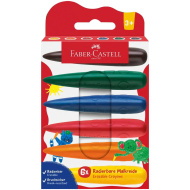Faber-Castell: Set di 6 pastelli a cera a forma di goccia