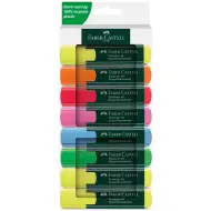 Faber-Castell: Set di 8 evidenziatori fluorescenti 1548