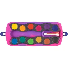 Faber-Castell: Set di acquerelli Connector 12 pezzi con palette componibili, a tema unicorno immagine 3