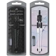 Faber-Castell: Set di compassi S&amp;V con regolazione rapida, disponibile in due varianti, 1 pezzo