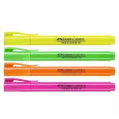 Faber-Castell: Set di evidenziatori Textliner 38 con colori fluorescenti, confezione da 4 pezzi immagine 2