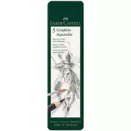 Faber-Castell: Set di matite acquarellabili in grafite in scatola di metallo, 5 pezzi