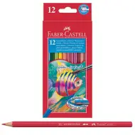 Faber-Castell: Set di matite acquerellabili 12 pezzi + 1 pennello