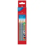 Faber-Castell: Set di matite colorate GRIP Jumbo metallo - 5 pezzi