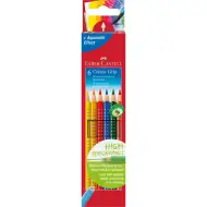 Faber-Castell: Set di matite colorate Grip 2001, 6 pezzi