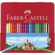 Faber-Castell: Set di matite colorate da 24 pezzi in scatola di metallo