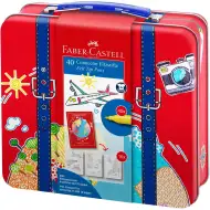 Faber Castell: Set di pennarelli Connector, 40 pezzi in una piccola valigetta