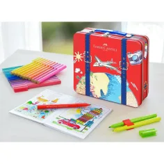 Faber Castell: Set di pennarelli Connector, 40 pezzi in una piccola valigetta immagine 2