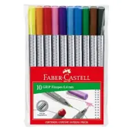 Faber-Castell: Set di penne a punta fine Grip 0,4mm, 10 pezzi