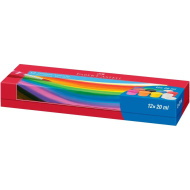 Faber-Castell: Set di tempere in vasetto 12x20ml