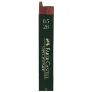 Faber-Castell: Super Polymer mina 0,5mm, confezione da 12, 2B
