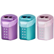 Faber-Castell: Temperamatite a serbatoio RollOn Sparkle a due fori, disponibile in diversi colori, 1 pezzo