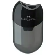 Faber-Castell: Temperino in plastica a doppia durata nero
