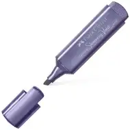 Faber-Castell: evidenziatore 1546 Shimmering violet colore lilla metallizzato, 1 pezzo