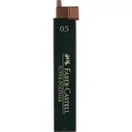 Faber-Castell: mina per portamine 0,5 mm 2H, confezione da 12 pezzi