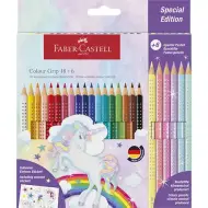 Faber-Castell: set di 24 matite colorate GRIP con 6 colori pastello