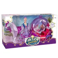 Fantasy Carrozza Principessa con cavallo e bambola
