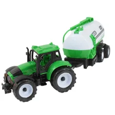 Farmer Truck: Set trattore agricolo a tre pezzi con rimorchio 28cm immagine 5