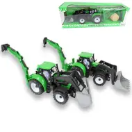 Farmer Truck: Trattore escavatore verde in due versioni da 39 cm